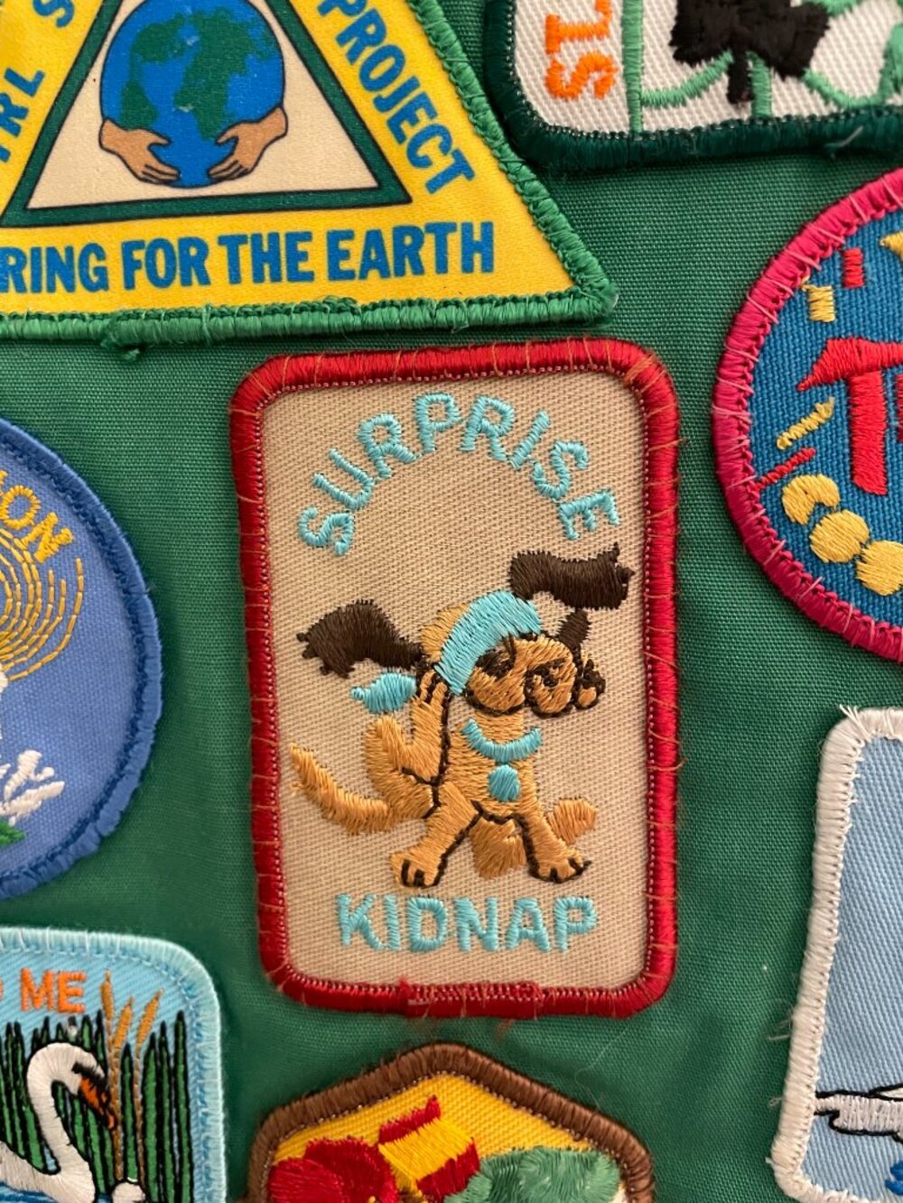 Complete 1990s Girl Scout Junior uniform with skirt - Picture 15 of 16